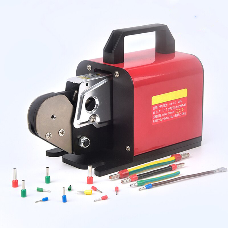 Pneumatische buisvormige terminal krimpmachine