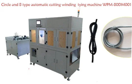 Automatische Cirkel/Figuur-8 Knip-, Oprol- en Bindmachine WPM-80DM001 - Automatische Knip-, Wikkel- en Bindmachine